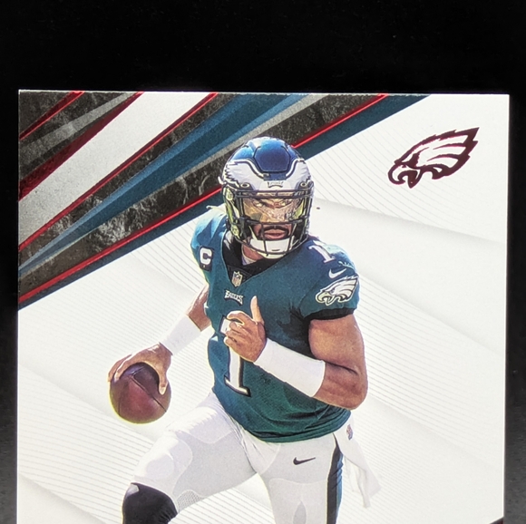 2021 Panini Limited Ruby Spotlight 15/49 Jalen Hurts #52 Philadelphia Eagles /49 - Picture 2 of 7